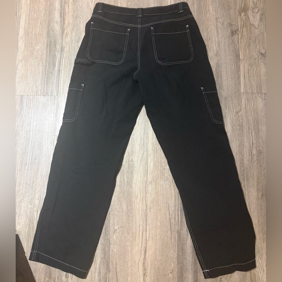 Garage Black Pants with White Stitching - Picture 2 of 3